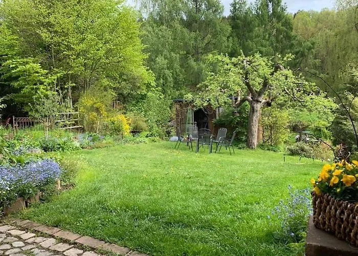 Gartentraum, Feuergrill, Kids-spielwelt, 4raeume * Hartenstein (Saxony)